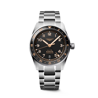 Orologio Longines Uomo Spirit Zulu Time in Acciaio L38024506 - L38024506